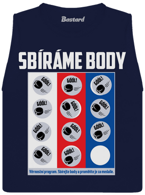 Sbíráme body - hokej dámské tílko volné Navy