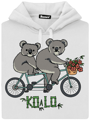 Koalo dámská mikina klokanka White