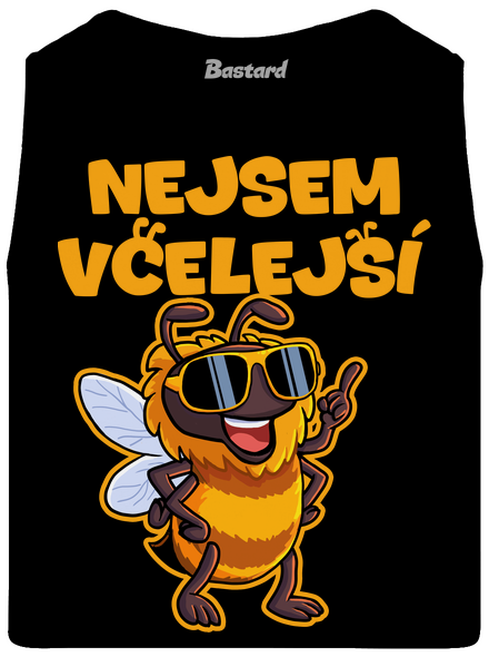 Nejsem včelejší pánské tílko Black