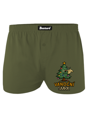 Vánoční smrk pánské trenky Khaki