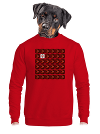 unisex mikina bez kapuce