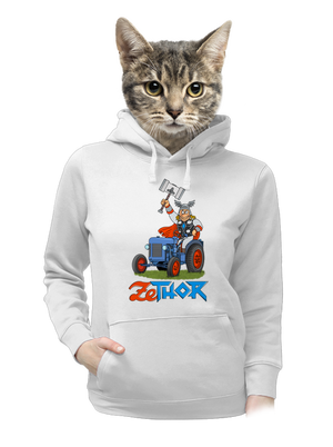 ZeThor dámská mikina klokanka White