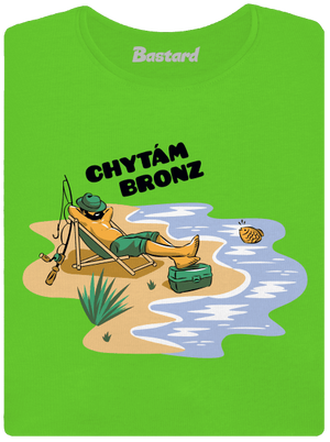 Chytám bronz dámské tričko Apple Green