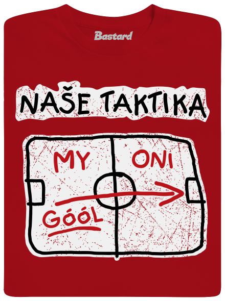 Naše taktika dětské tričko Red