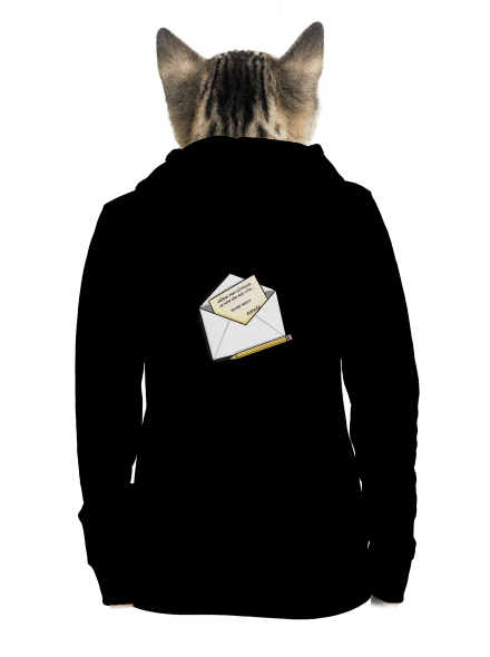 Dopis učitelce dámská mikina na zip Black