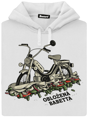 Obložená Babetta dámská mikina klokanka White