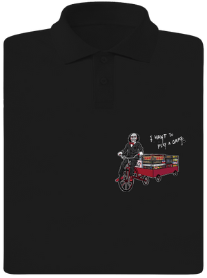 Chci si zahrát hru pánská polokošile Black