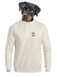 unisex mikina bez kapuce