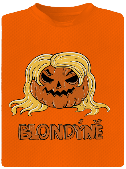Blondýně dětské sportovní tričko Neon Orange