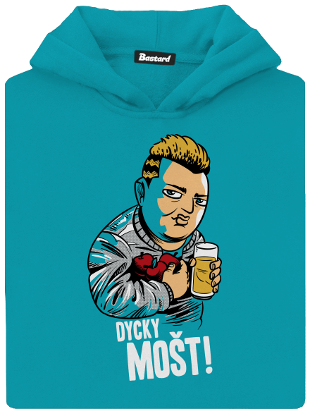 Dycky mošt dětská mikina klokanka Hawaiian Blue