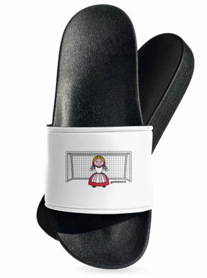 Gólmanka pantofle White