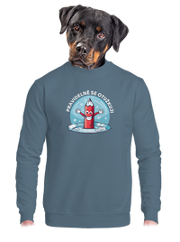 unisex mikina bez kapuce