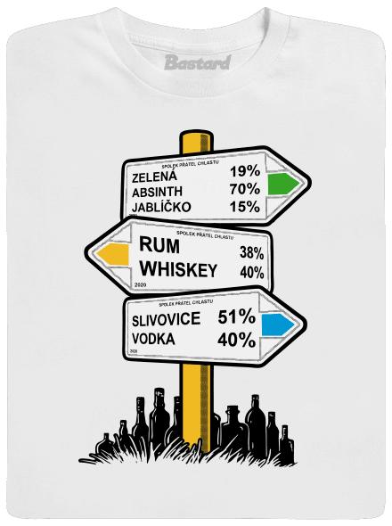 Rozcestník pánské dlouhý rukáv White