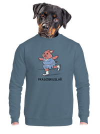 unisex mikina bez kapuce