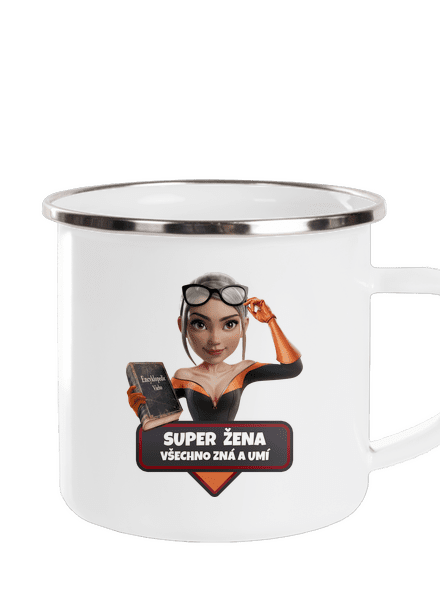 Super máma plecháček White