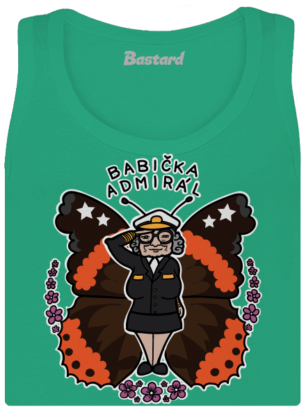 Babička admirál dámské tílko klasické Mint Mal