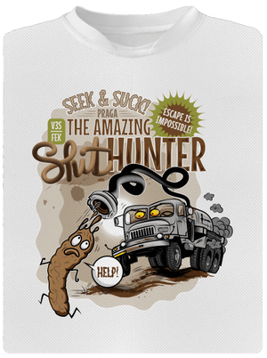 Shithunter dětské sportovní tričko White