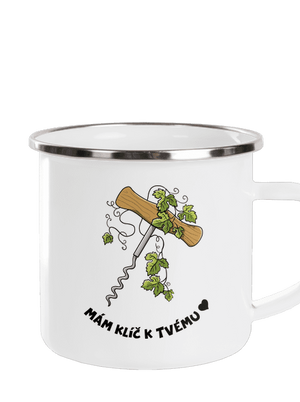 Otevři mé srdce plecháček White