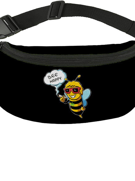 Bee happy ledvinka Black