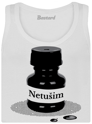 Netušim dámské tílko klasické White