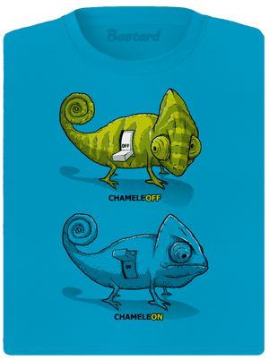 Zapnuto vypnuto dámské sportovní tričko Blue Atol