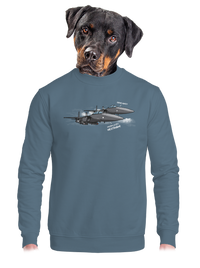 unisex mikina bez kapuce