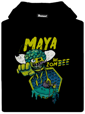 Zombee Mája dětská mikina klokanka Black