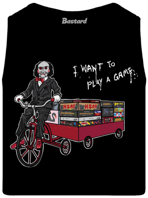 Chci si zahrát hru pánské tílko Black