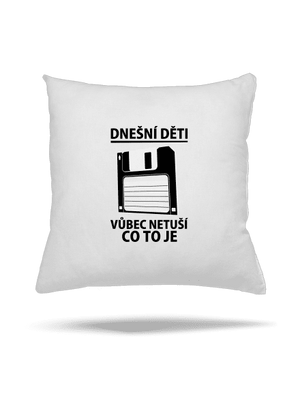 Disketa polštář White