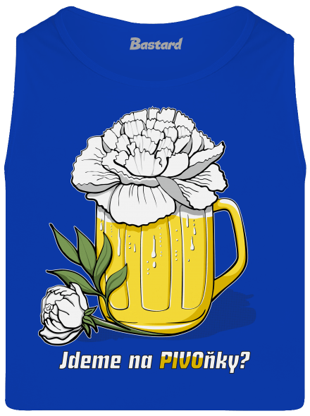 Pivoňky pánské tílko Royal Blue