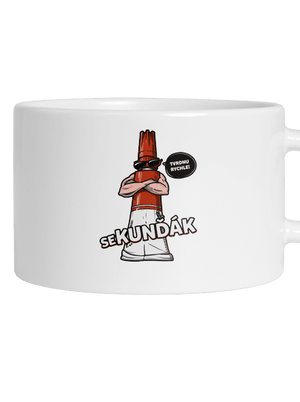 Sekunďák hrnek makronka White