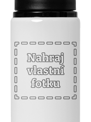 Vlastní potisk lahev na vodu White