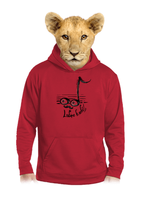 Ladíme k sobě dětská mikina klokanka Fire Red