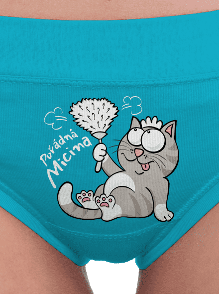 Macek a Micina dámské kalhotky Turquoise