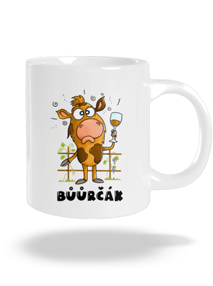 Bůůrčák velký hrnek White