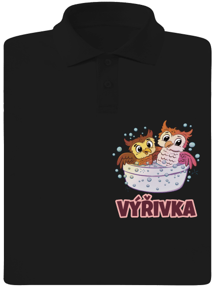 Výřivka pánská polokošile Black