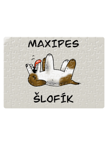 Maxipes Šlofík puzzle White