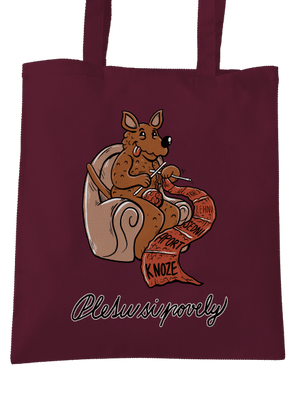 Pletu si povely taška Burgundy