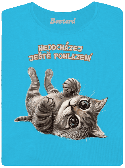 Ještě pohlazení dámské tričko s lemem Blue Atol