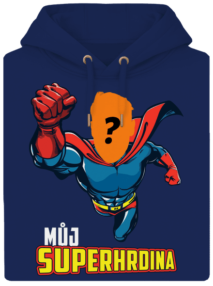 Můj superhrdina unisex mikina premium Navy
