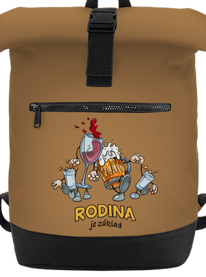 Rodina je základ batoh Caramel