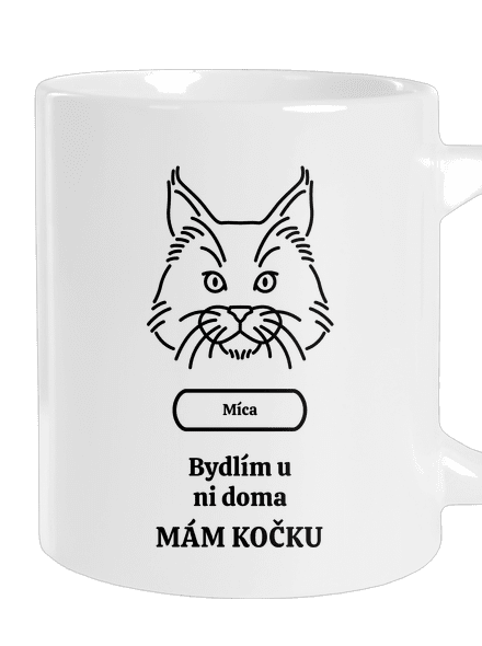 Nemůžu, mám kočku velký hrnek White