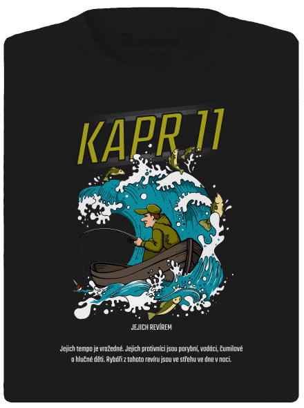Kapr 11 dámské sportovní tričko Black