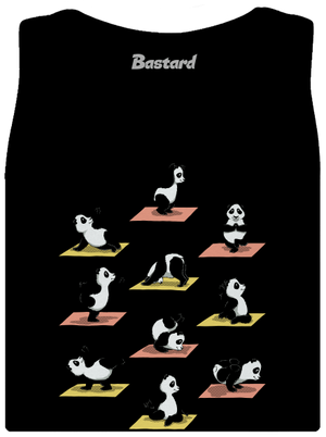 Pandí jóga dámské tílko klasické Black