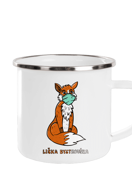 Liška Bystrouška plecháček White