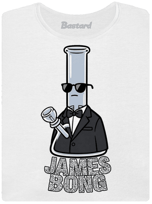 James Bong dámské tričko s lemem White