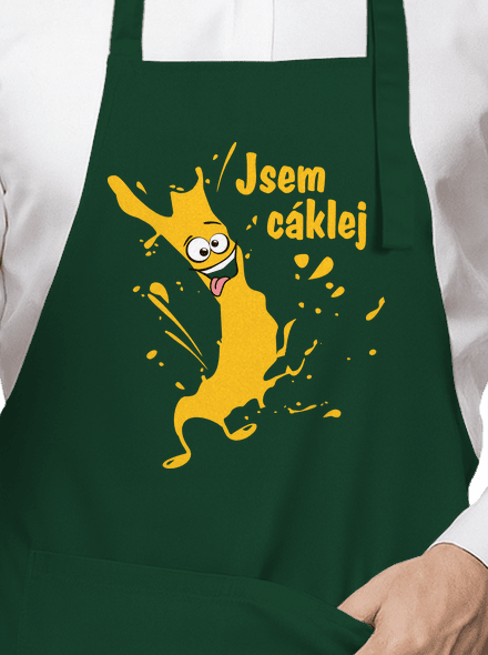 Cáklej zástěra Bottle Green