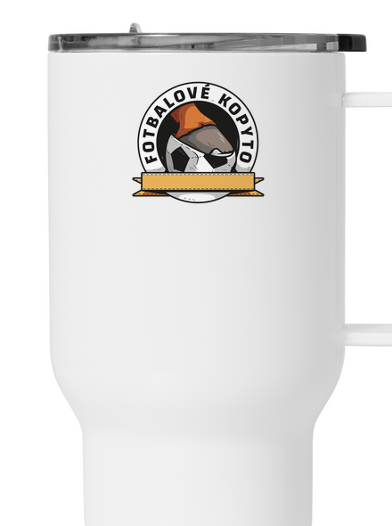 Fotbalové kopyto termohrnek White
