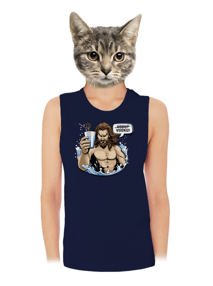 Aquaman dámské tílko volné Navy