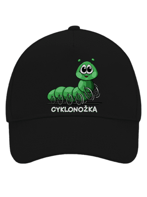 Cyklonožka kšiltovka baseballka Black